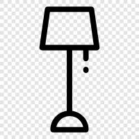 lamps, light, lightbulb, light fixture icon svg