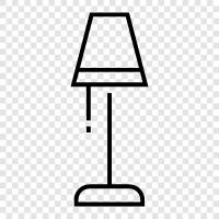 lamps, light, lightbulb, electric icon svg