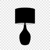 lamps, light, lightbulb, light fixtures icon svg