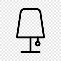 lamps, desk lamps, floor lamps, table lamps icon svg