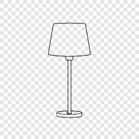 lamps, light, lighting, artificial icon svg