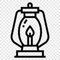 lamps, light, lightbulb, electric icon svg