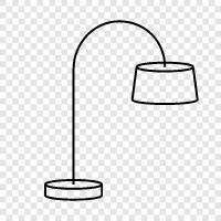 lamps, light, lightbulb, light fixtures icon svg