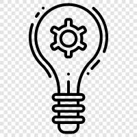 lampshade, lamp post, light bulb, light fixture icon svg