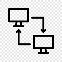 LAN, Router, Computer, TCP/IP symbol