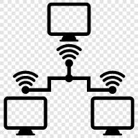 lan, wired, wireless, router icon svg