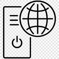 LAN, WAN, TCP/IP, Ethernet symbol