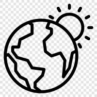 land, planet, environment, weather icon svg