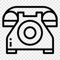 landline, cordless phone, cellular phone, telephone service icon svg