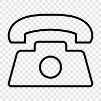 landline, cordless phone, cell phone, cell phone service icon svg