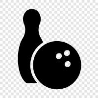 lanes, bowling balls, bowling shoes, bowling alley icon svg