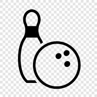 lanes, alleys, bowling balls, bowling shoes icon svg