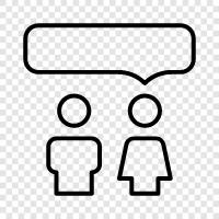 language, communication, talking, talking to people icon svg