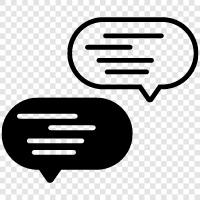 language, communication, speaking, dialogue icon svg