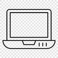 laptop battery, laptop chargers, laptop cases, laptop docking stations icon svg