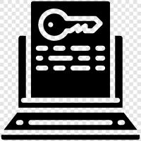 laptop code, laptop password, laptop security, laptop data icon svg