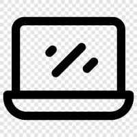 laptop computer, computer, computer systems, laptop battery icon svg