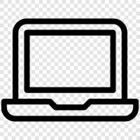 laptop computer, laptop battery, laptop charger, laptop repair icon svg