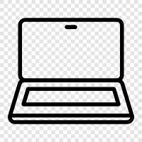 laptop computer, laptop battery, laptop repair, laptop prices icon svg