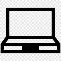 laptop computer, computer, device, hardware icon svg