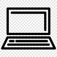 laptop computer, computer, portable computer, laptop battery icon svg