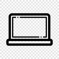 laptop computer, computer laptop, notebook, computer notebook icon svg