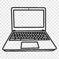 laptop computer, laptop computer for students, laptop for school, laptop for work icon svg