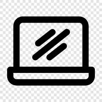 laptop computer, notebook, ultrabook, convertible laptop icon svg