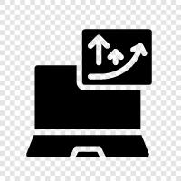 laptop computer, computer, laptop, portable computer icon svg