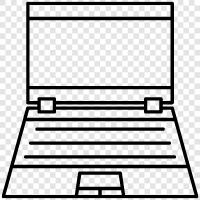 laptop computer, laptop repair, laptop parts, laptop prices icon svg