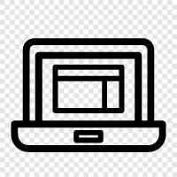 laptop computer, laptop computer prices, laptop deals, laptop reviews icon svg