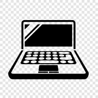 laptop computer, laptop battery, laptop repair, laptop for school icon svg