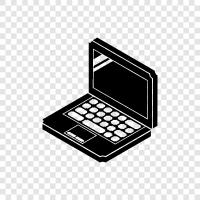 laptop computer, laptop battery, laptop charger, laptop keyboard icon svg