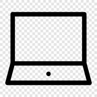 laptop computer, laptop keyboard, laptop mouse, laptop screen icon svg