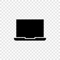 laptop computer, computer, desktop, portable icon svg