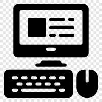 laptop, computer desk, computer software, computer hardware icon svg