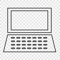 laptop, software, internet, account icon svg