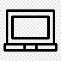 Laptop, ComputerReparatur, ComputerVirus, ComputerSicherheit symbol