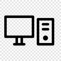 laptop, desktop, computer virus, computer security icon svg