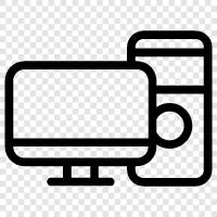 laptop, computer system, computer software, computer hardware icon svg