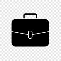 laptop, briefcase, bag, tote icon svg