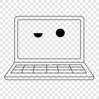 laptop funny, laptop memes, laptop cartoons, laptop jokes icon svg