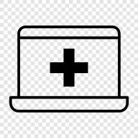 laptop healthcare, laptop healthcare provider, laptop healthcare 1. Laptop, laptop medic icon svg