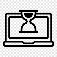 Laptop Hourglass Calculator icon