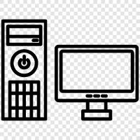 laptop, computer system, computer software, computer hardware icon svg