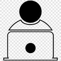 laptop, computer software, computer hardware, computer security icon svg