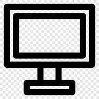 Laptop, Computer, LCD, LED symbol