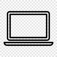 laptop, computer, notebook, ultrabook icon svg