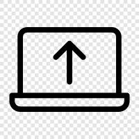 laptop, computer, internet, software icon svg