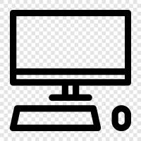 laptop, computer hardware, computer software, computer systems icon svg